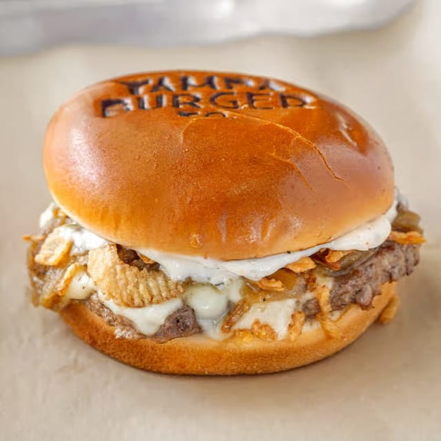 French Onion Burger.