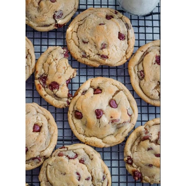 Giant Chocolate Chip Cookie.