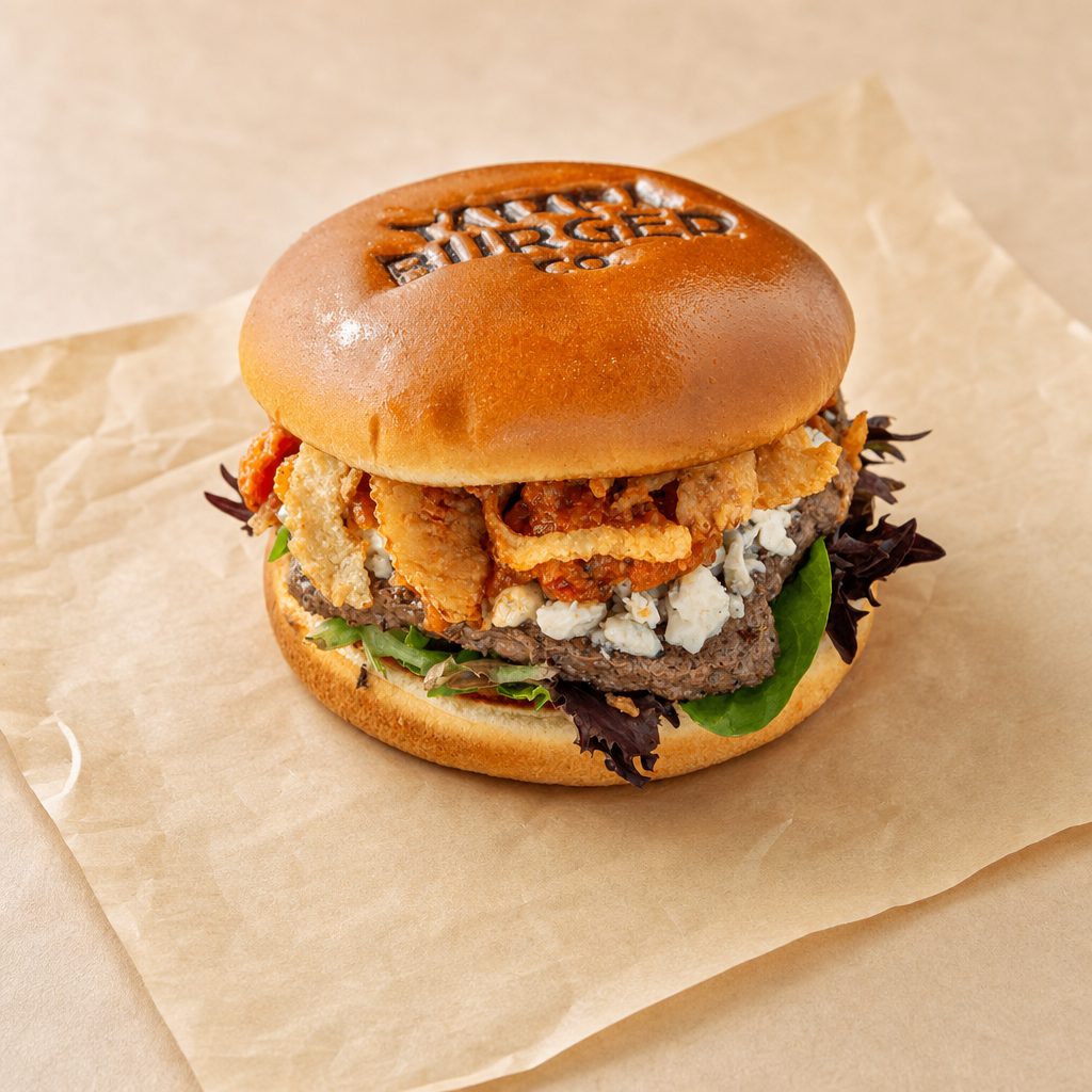 Black & Bleu Burger.