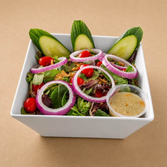 Baby Greens Salad.