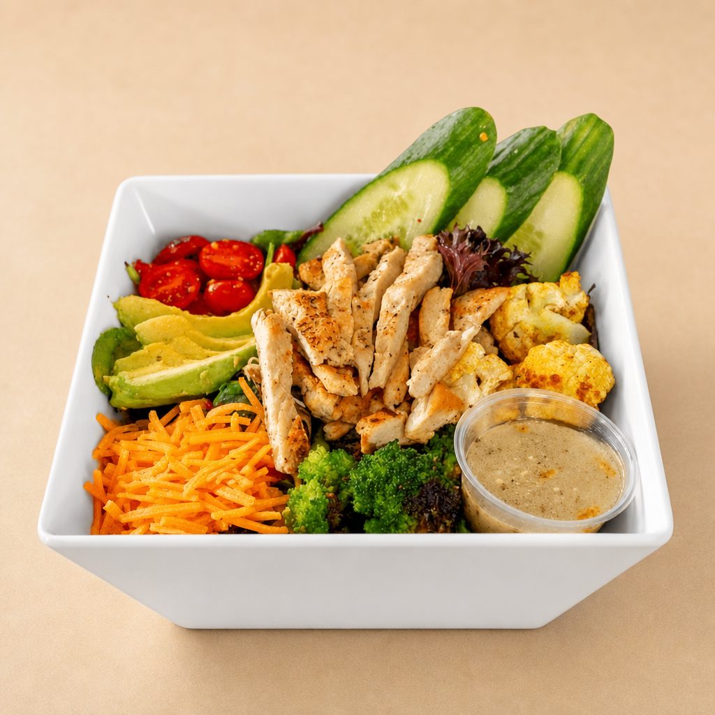 Mediterranean Chicken Salad.