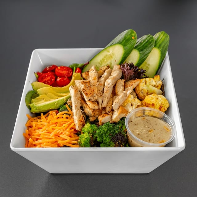 Mediterranean Chicken Salad.